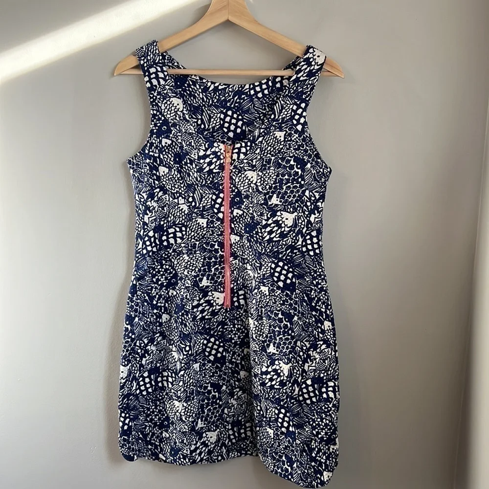 Lilly Pulitzer for Target Fish Print Upstream Print Shift SZ 6